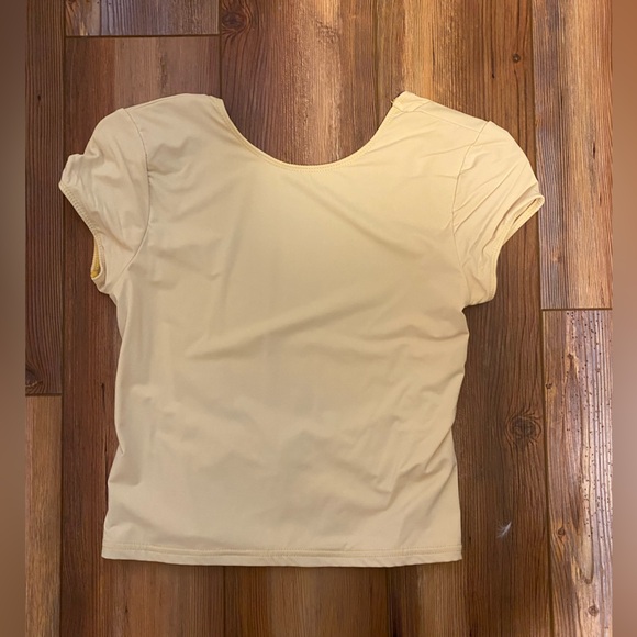 Edikted Tops - Edikted open back yellow top